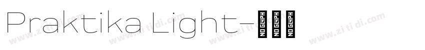 Praktika Light字体转换
